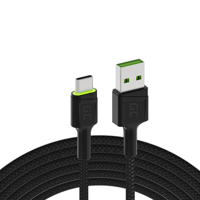 Green Cell Ray USB - USB-C töltőkábel 200cm (KABGC13) (KABGC13)