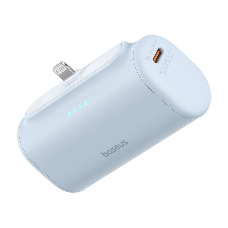 Baseus P10068307313-00 Powerbank USB-C +Type-C / 5000mAh 20W - Kék (P10068307313-00)