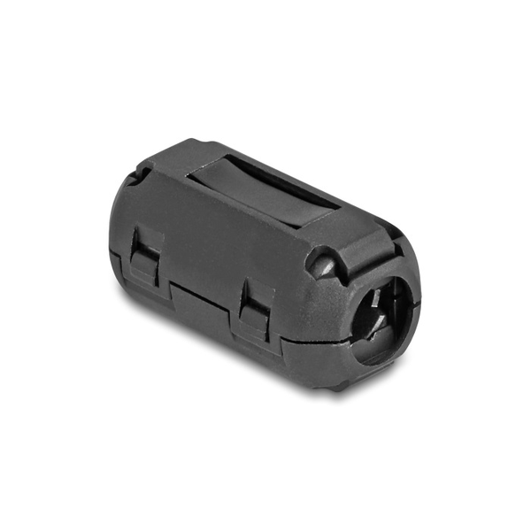 Delock Ferritkern / Ferritring für Rundkabel 9 mm 2 Stück schwarz
