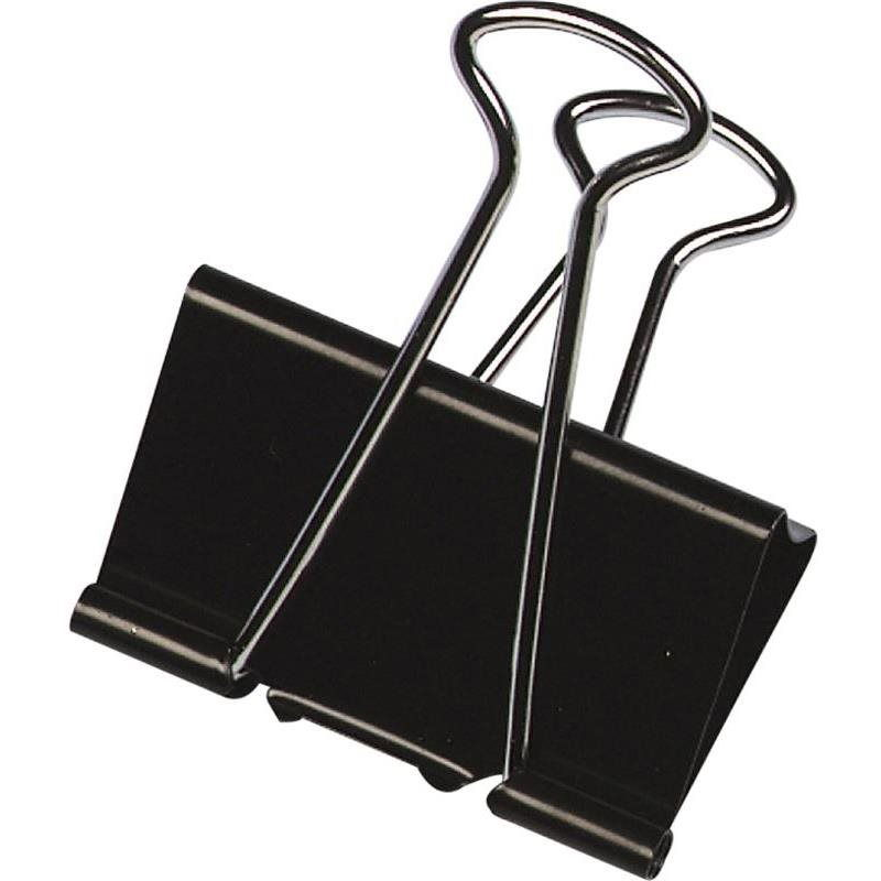 Q-CONNECT 19 mm, fekete - 10 db-os csomag (KF01282)