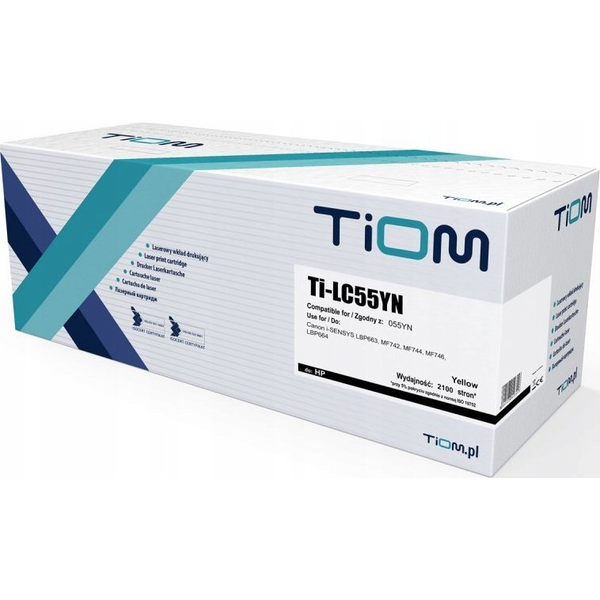 Cartuș de imprimantă compatibil Tiom Ti-LC55YN, galben