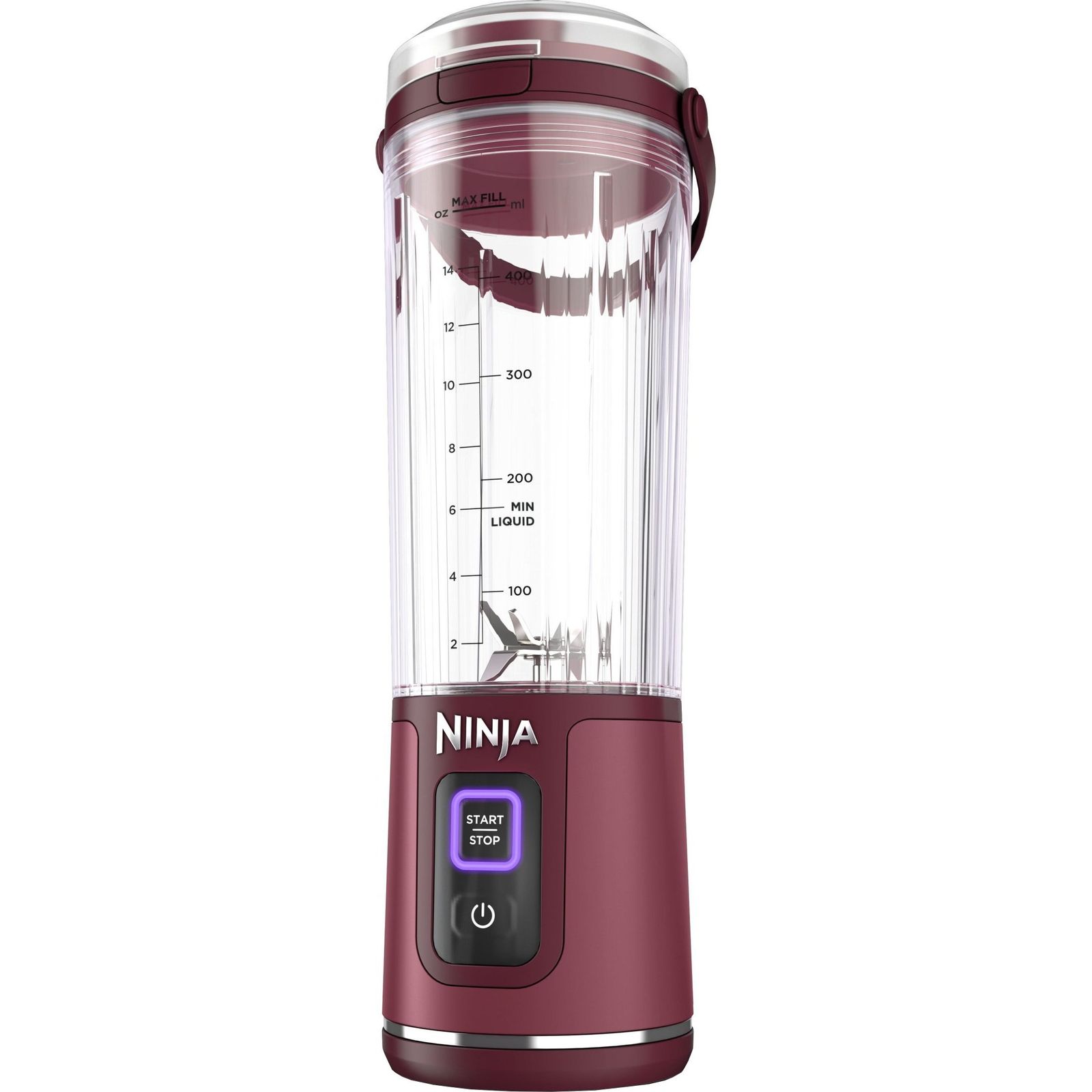 NINJA KITCHEN Blast BC151EUCR vezeték nélküli turmixgép, berry/fekete, 530ml BC151EUCR (BC151EUCR)