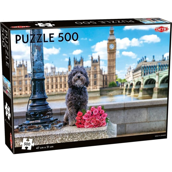 Tactic 56233 puslespil 500 stk Dyr