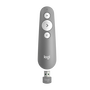 Logitech R500 Laser Presentation Remote мултимедиен презентатор Bluetooth/RF Сив