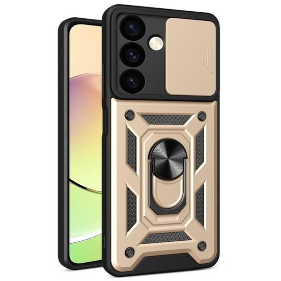 Gigapack Defender Samsung Galaxy S24 Plus (SM-S926) kameravédős tok aranyszínű-fekete (GP-151213) (GP-151213)