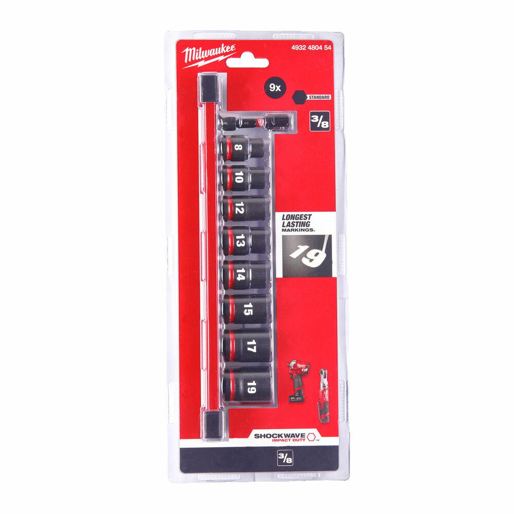 Ütvefúró dugókulcs készlet Milwaukee 4932480454 9 db-os (4932480454)