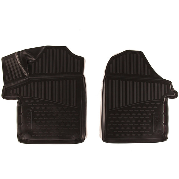 SIXTOL 3D Rubber Car Mats for MERSEDES-BENZ V-Class, 2014->, (W447) 3rd gen., 5-Door, (Europe), 2pcs