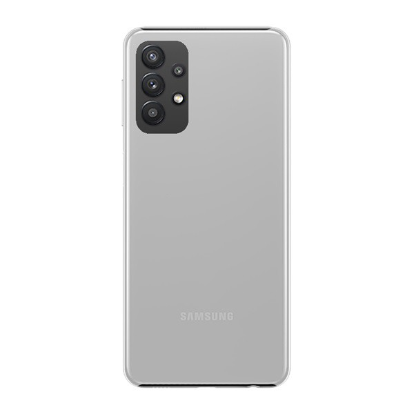 Műanyag telefonvédő (gumírozott) ÁTLÁTSZÓ [Samsung Galaxy A32 5G (SM-A326)] (5996591045092)
