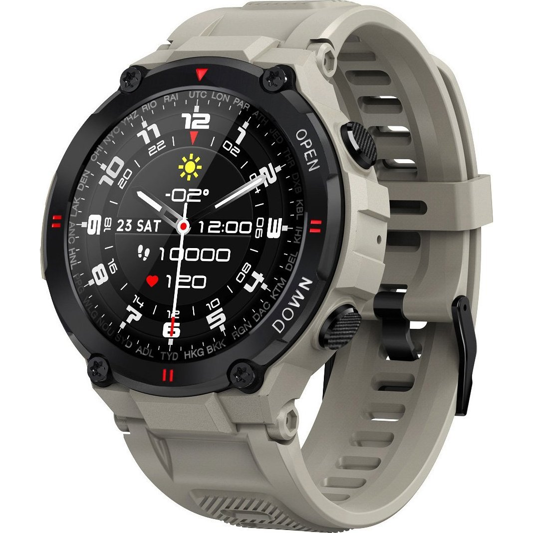 Gravity GT7-4 Férfi Okosóra Telefonálás Funkcióval Szürke (18735)