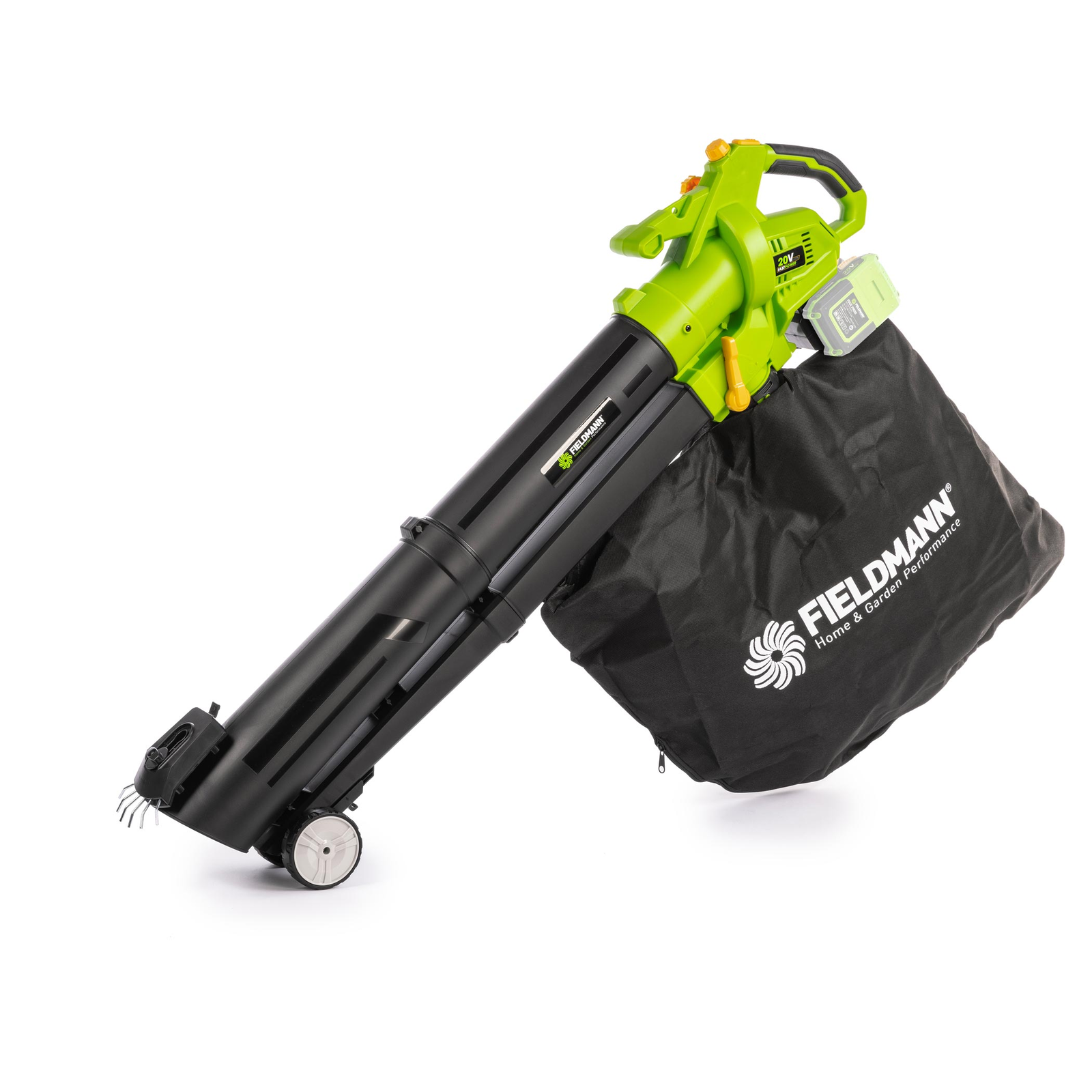 Fieldmann FZF 70725-0 Akkumulátoros lombfúvó/szívó (Akku és töltő nélkül) (FZF 70725-0)