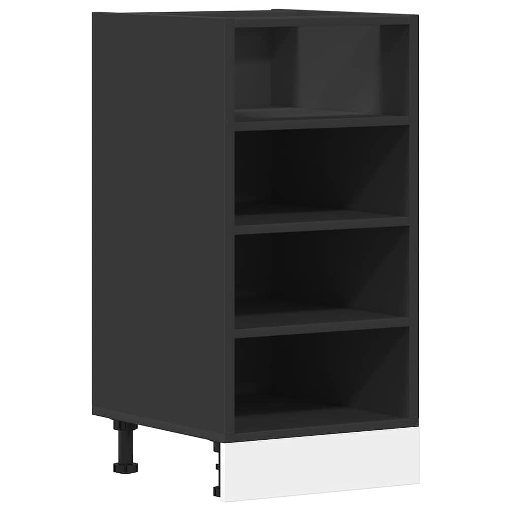 fekete forgácslap alsószekrény 40x44,5x81,5 cm (854203)