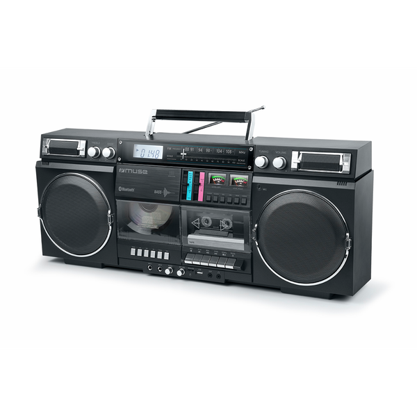 Muse M-380 GB Bluetooth Hordozható CD lejátszó és Kazettás magnó Rádió