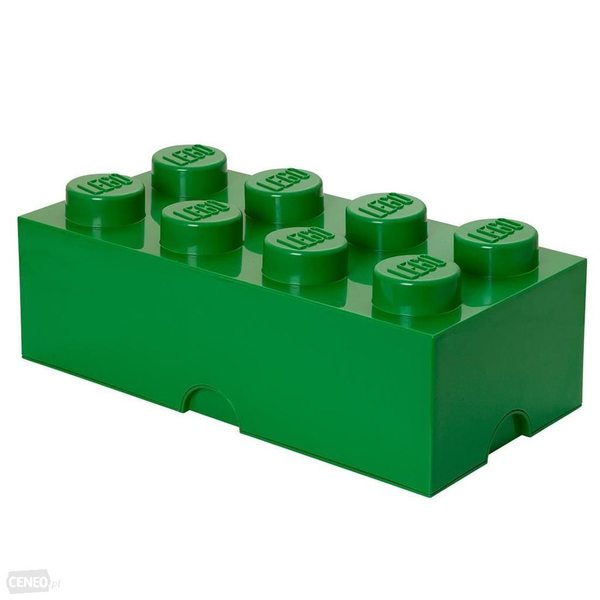 LEGO Storage box 25x50 cm, tmavě zelená