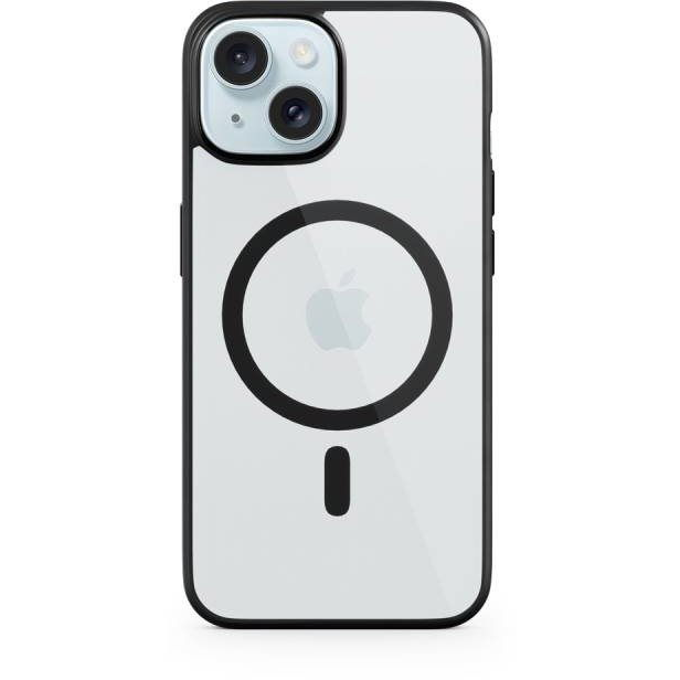 Epico Mag+ Hero iPhone 15 Plus MagSafe átlátszó fekete tok (81210101300002)