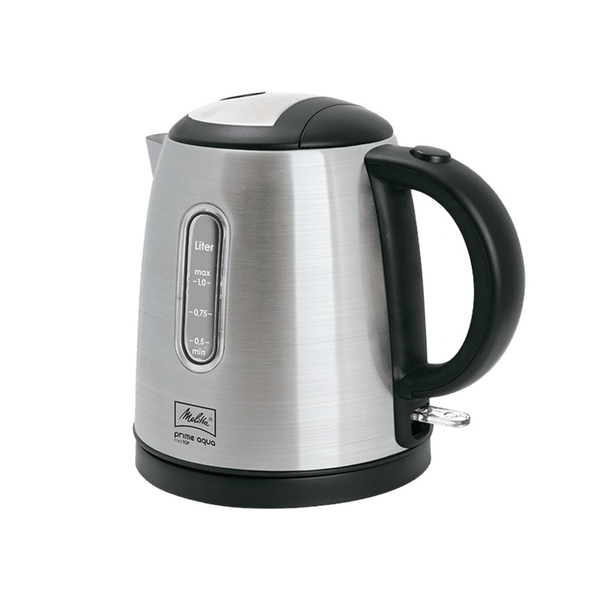 Melitta 1018-03 Prime AQUA Mini Vízforraló 1.0L 2200 Watt - Inox / Fekete