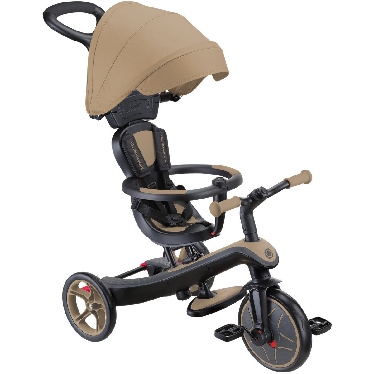 Globber Explorer Trike 4 in 1 Gyermek kerékpár - Bézs (4100101-0268)