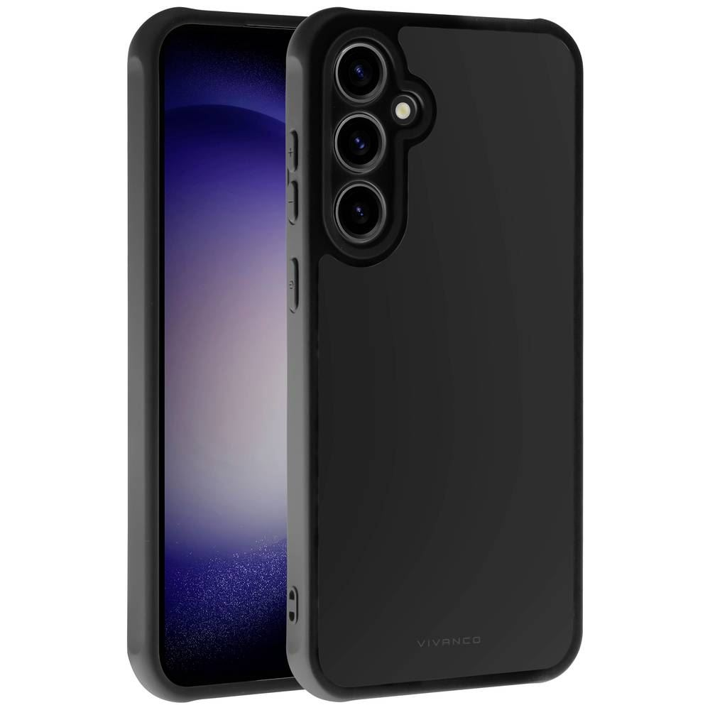 Vivanco FRSTCVVSGS23FEBK Samsung Galaxy S23 FE hátlap átlátszó fekete (63968) (VI63968)