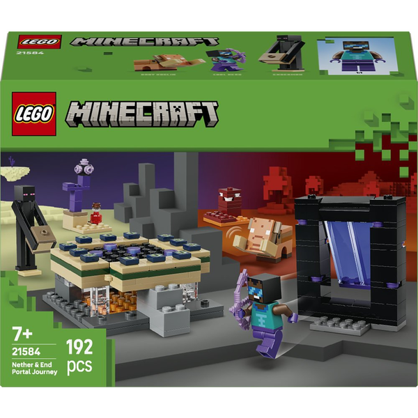 LEGO Minecraft 21584 Cesta portálem do Netheru a Endu