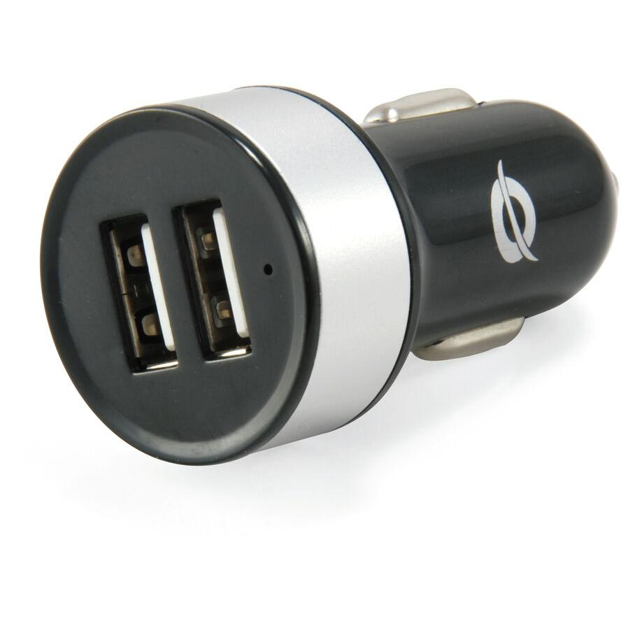 CONCEPTRONIC KFZ-Ladegerät 2Port 10W,2xUSB-A sw (CUSBCAR2A)