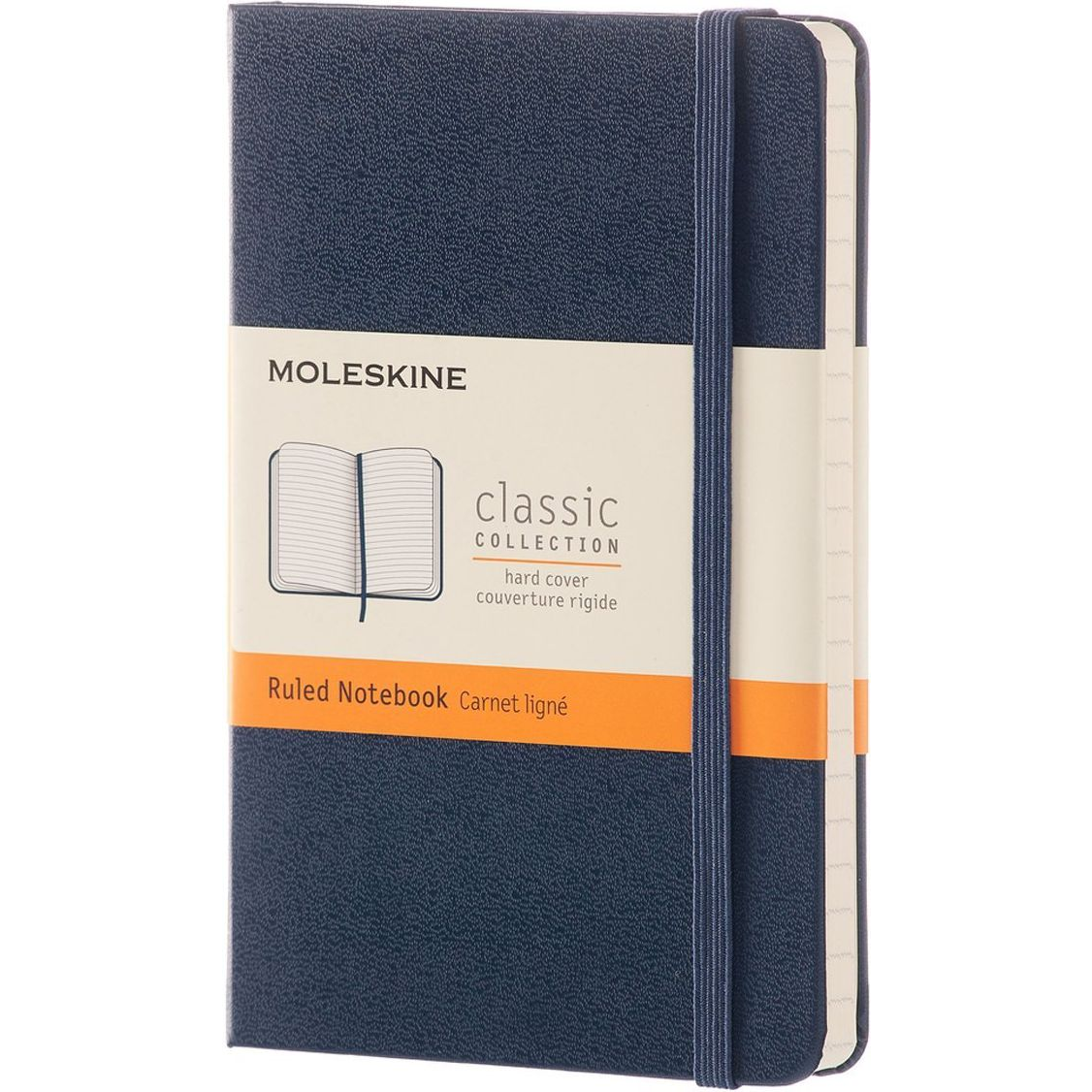 Moleskine Pocket kemény vonalas zafírkék jegyzetfüzet (246862)