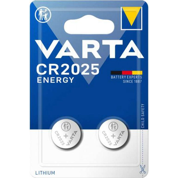Lítium akkumulátor Varta CR2025 2 db