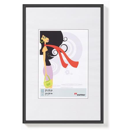 Walther KV015B New Lifestyle 10x15 Képkeret - Fekete (KV015B)