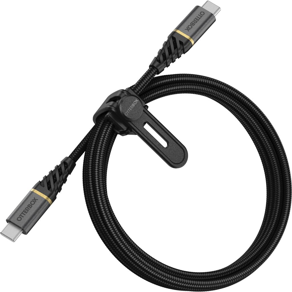 OtterBox Premium USB-C - USB-C gyorstöltő kábel 2m fekete (78-52678) (78-52678)