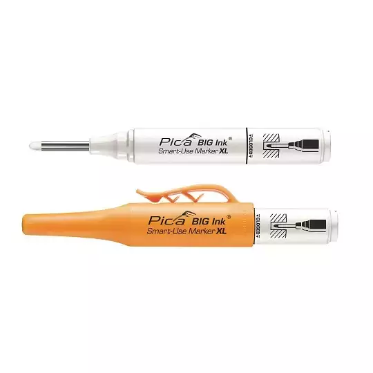 Pica 170/52 BIG INK 2-4mm Permanens Marker mély lyukjelölő funkcióval - Fehér (170-52)