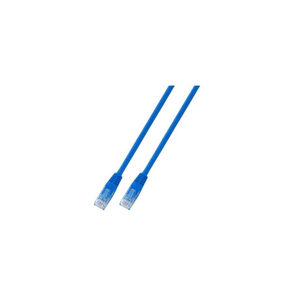 EFB RJ45 Patchkabel U/UTP, Cat.6, PVC, CCA, 1m, blau