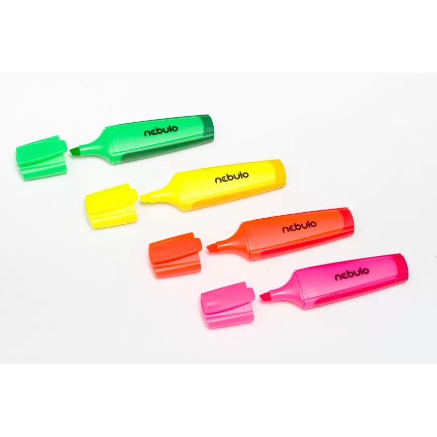 Nebulo szövegkiemelő készlet 4 neon szín (SZK-4-NE) (SZK-4-NE)