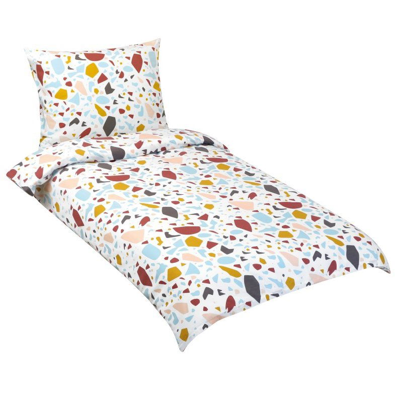 BELLATEX ágynemű, flanel 12/146, mozaik, 140 × 220, 70 × 90 (13451)