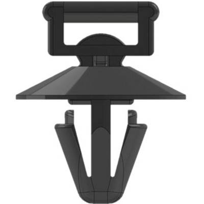 WKK 5744 Kábelkötöző 200 mm 4.80 mm Fekete Terpesztő horgonnyal és koronggal, Hőstabilizált, Időjárásálló 1 db (5744)
