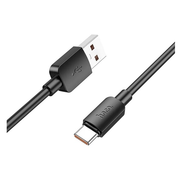 Hoco X96 adatkábel (USB - Type-C, 6A, 100W, PD gyorstöltő, 100cm) FEKETE (X96_6A_B) (X96_6A_B)