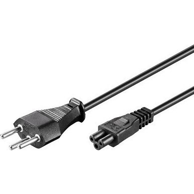 Microconnect PE160830 cavo di alimentazione Nero 3 m Spina di alimentazione di tipo J Accoppiatore C5