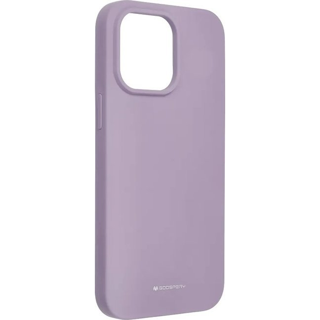Mercury Silicone Apple iPhone 14 Pro Max szilikon tok, levendula (Mer007486)