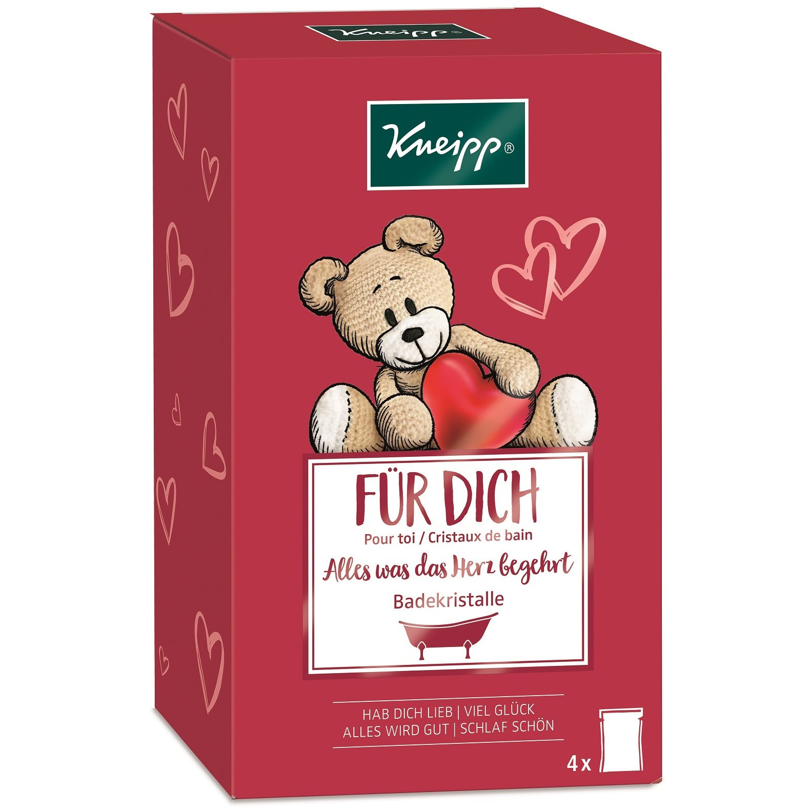 KNEIPP Gyermek fürdősó szett 4× 60 g (4008233150239)
