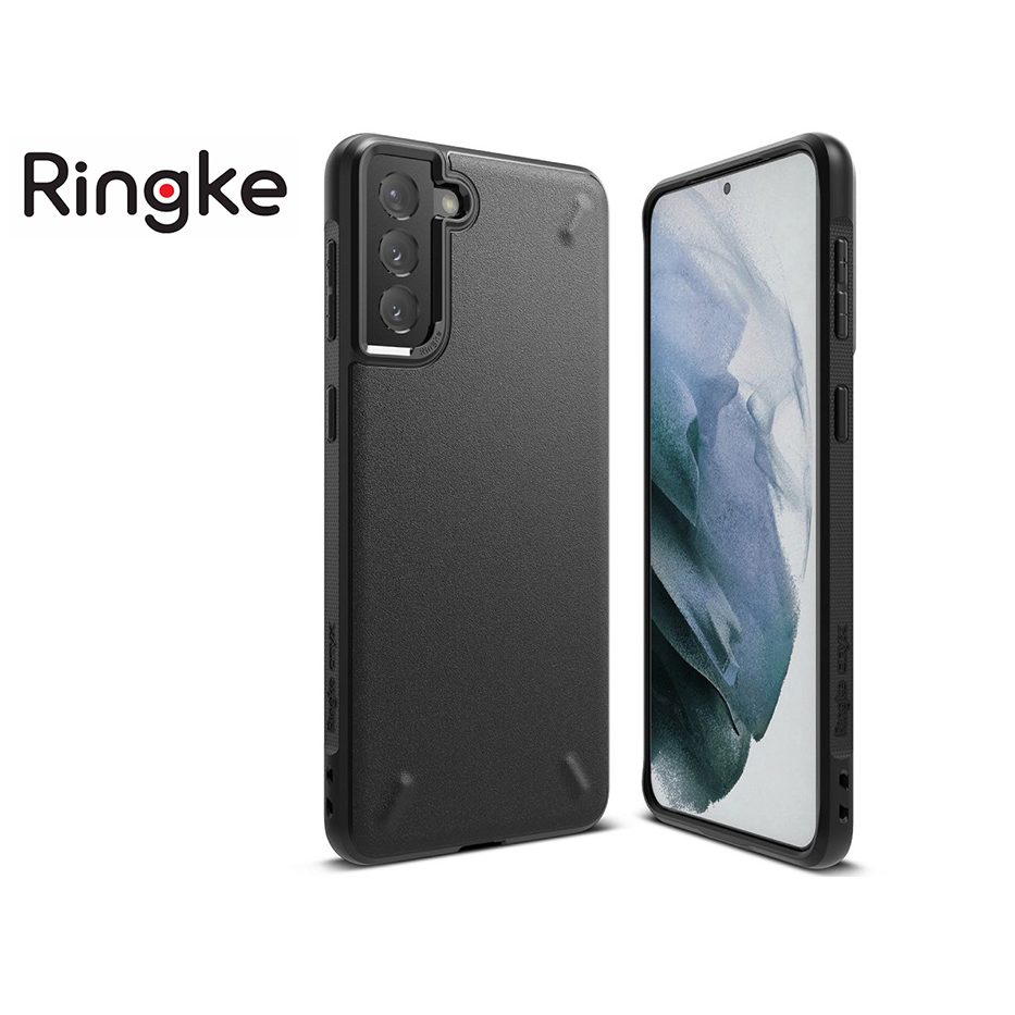 Ringke Onyx Samsung Galaxy S21+ Ütésálló Hátlap - Fekete (FN0097)
