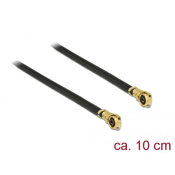 Delock antenna kábel MHF IV/HSC MXHP32 apa > MHF IV/HSC MXHP32 10cm (89642) (DE89642)
