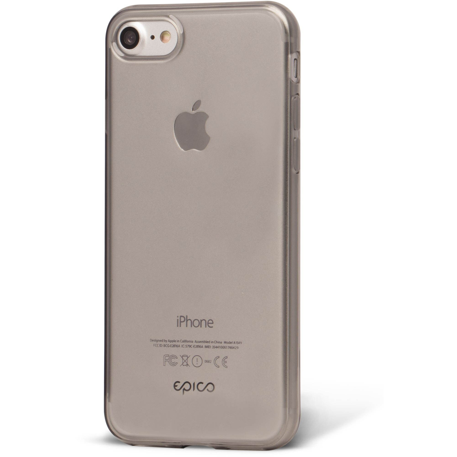 Epico Twiggy Gloss iPhone 7/8/SE (2020)/SE (2022) fekete átlátszó tok (15810101200001)