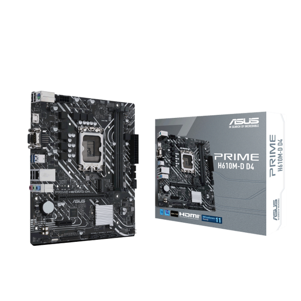 ASUS PRIME H610M-D D4 Intel H610 LGA 1700 Micro ATX