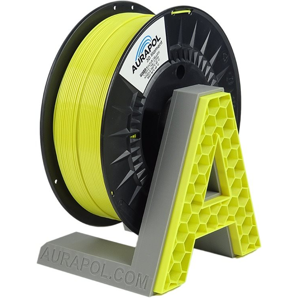 AURAPOL PET-G filament - kénsárga, 1kg, 1,75mm, AURAPOL
