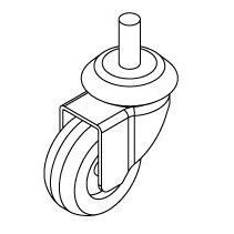 Legrand kerék készlet Evoline fali szekrényhez (ECSTW) (ECSTW)
