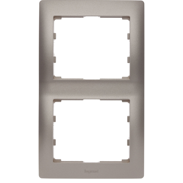 Legrand 771406 Galea Life függőleges titánium 2-es keret