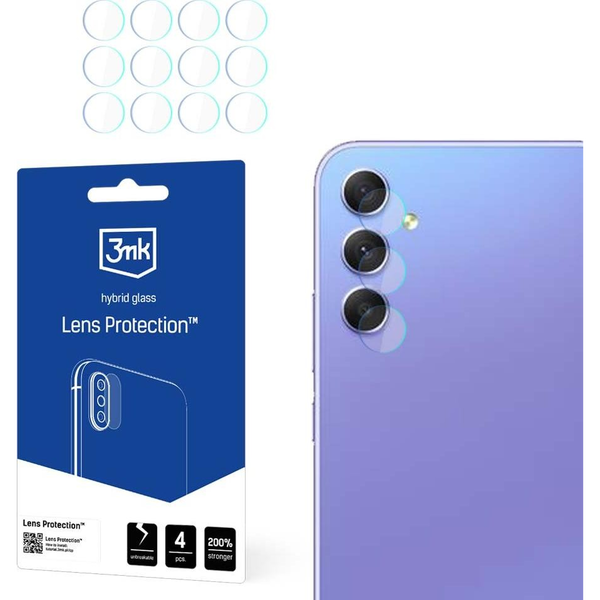 Hybridní sklo 3MK pro Samsung Galaxy A35 5G / A55 5G 4 ks