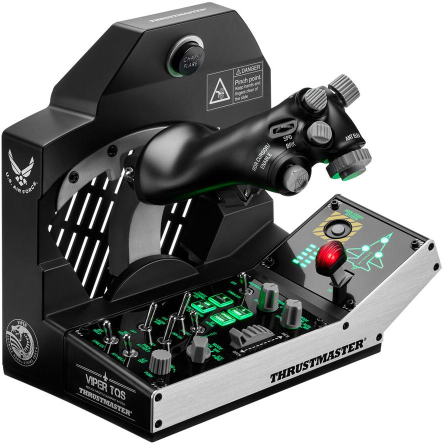 Thrustmaster VIPER 4060254 Mission Pack Gázkar + Vezérlőpanel - Fekete (PC) (4060254)