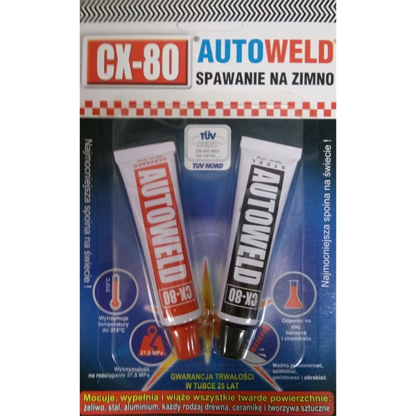 AUTOWELD LEPILO ZA KOVINE HLADNO VARJENJE 27GX2