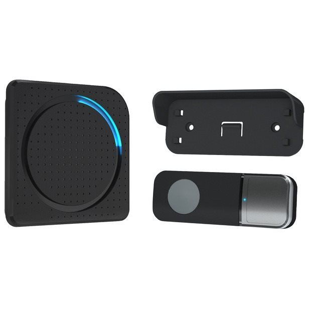 Solight vezeték nélküli csengő, dugaljba, 200 m, fekete, learning code (1L67B)