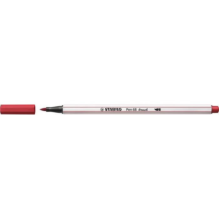 STABILO Pen 68 brush prémium ecsetfilc rugalmas heggyel vörös (568/50) (568/50)
