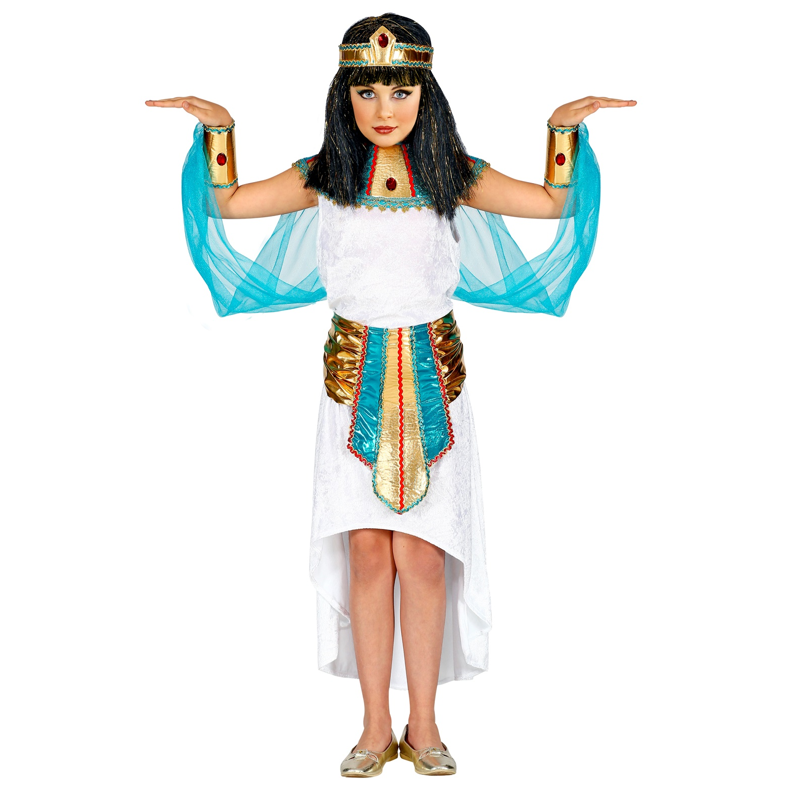 Widmann Egyiptomi királynő jelmez - 140 cm (09417)