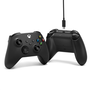 Microsoft Xbox Series X/S vezeték nélküli kontroller fekete + USB-C kábel (1V8-00002/1V8-00015)